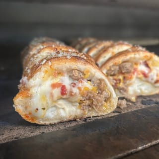 Bacon Cheeseburger Stromboli